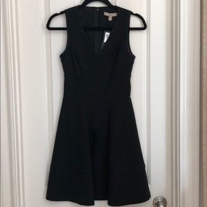Banana Republic black fit flare dress size 0
